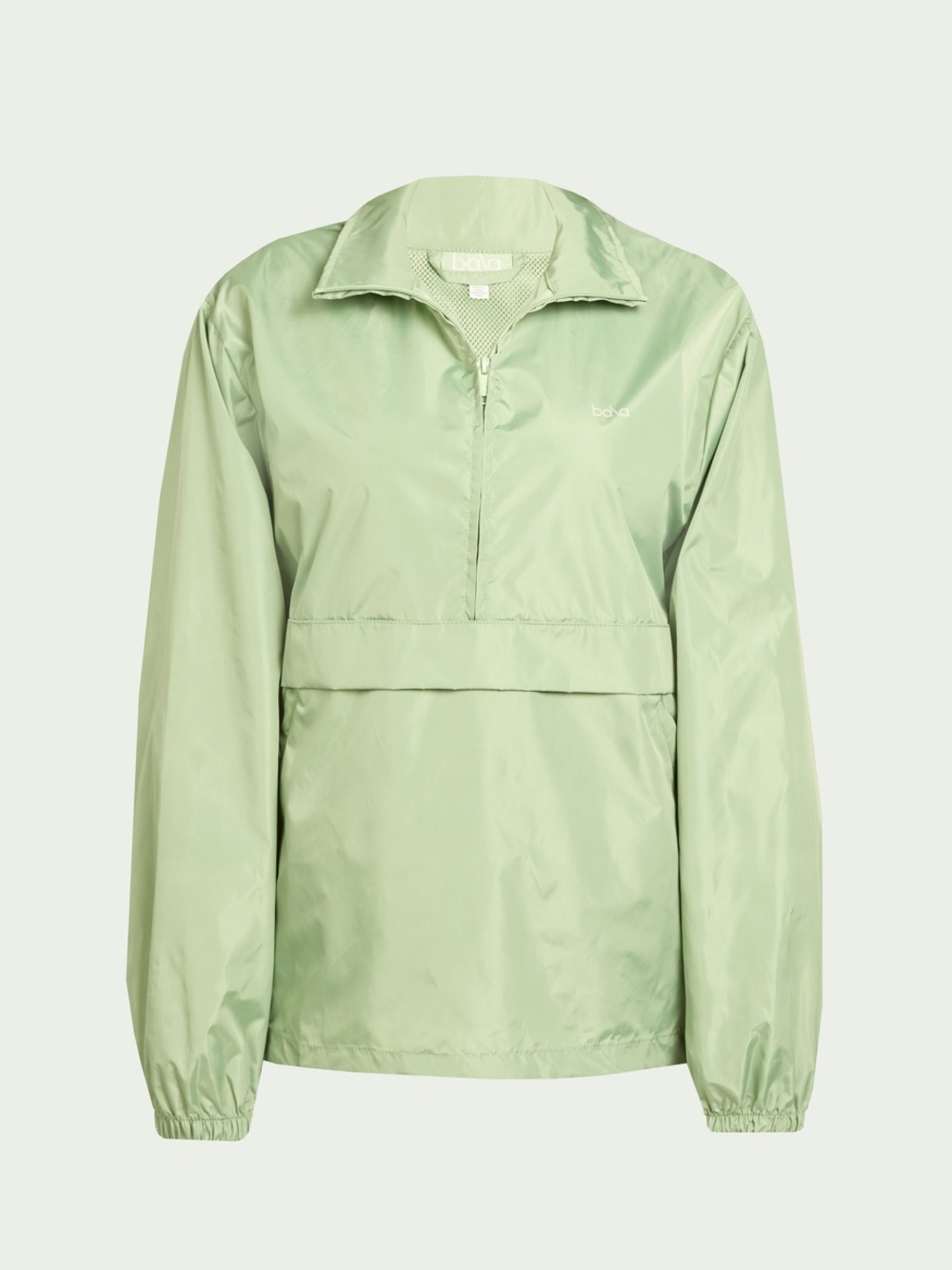 Bala Sage Green Half Zip Packable Windbreaker Pullover Jacket Plus Size NWT